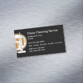 Classy Cleaning Service Magnetisch Visitekaartje (Voorbeeld)