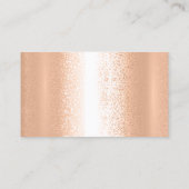 Classy Cleaning Service Maid Grey Silver Roos Gold Visitekaartje (Achterkant)