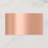 Classy Cleaning Service Maid Roos Crown Peach Visitekaartje (Achterkant)