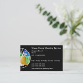 Classy Cleaning Service Moderne Visitekaartjes (Staand voorkant)
