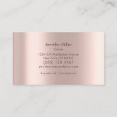 Classy Cleaning Service Roos Glitter Drivers Visitekaartje (Achterkant)