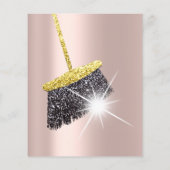 Classy Cleaning Services House Handhaaft Maid Pric Flyer (Achterkant)