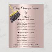 Classy Cleaning Services House Handhaaft Maid Pric Flyer (Voorkant)