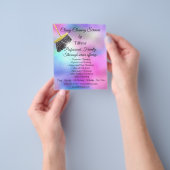 Classy Cleaning Services House HOlographic Flyer (Hand)