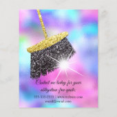 Classy Cleaning Services House HOlographic Flyer (Achterkant)