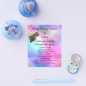 Classy Cleaning Services House HOlographic Flyer (Enkel)