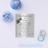 Classy Cleaning Services House Keeping Gray Silver Flyer (Enkel)