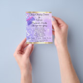 Classy Cleaning Services House Keeping Paars Flyer (Hand)