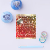 Classy Cleaning Services House Keeping Red Glitter Flyer (Enkel)