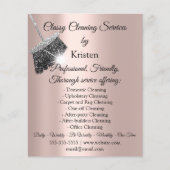 Classy Cleaning Services House Keeping Roos Silver Flyer (Voorkant)
