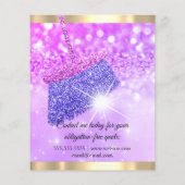 Classy Cleaning Services House - Roze park houden Flyer (Achterkant)