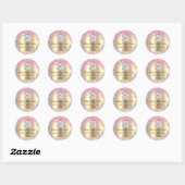Classy Cleaning Services Maid Housekeeper QR Code Ronde Sticker (Vel)