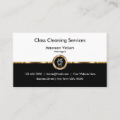 Classy Cleaning Services Modern Visitekaartje (Voorkant)