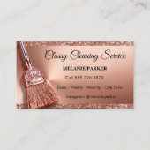 Classy Cleaning Services Visitekaartje (Voorkant)