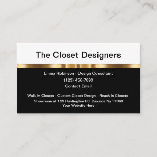 Classy Closet Designer Visitekaartjes