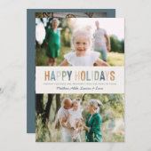 Classy Colorful-foto moderne kerst (Voorkant / Achterkant)