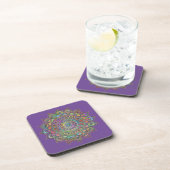 Classy Colorful Mandala India Style 1 Bier Onderzetter (Rechterzijde)