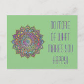 Classy Colorful Mandala India Style 1 Briefkaart (Voorkant)