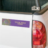 Classy Colorful Mandala India Style 1 Bumpersticker (Op Truck)