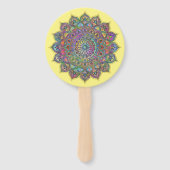 Classy Colorful Mandala India Style 1 Handwaaier (Achterkant)