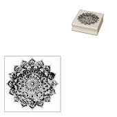 Classy Colorful Mandala India Style 1 Rubberstempel (Gestempeld)