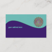Classy Colorful Mandala India Style 1 Visitekaartje (Achterkant)