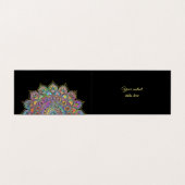 Classy Colorful Mandala India Style 1 Visitekaartjes (Binnenkant ongevouwen)
