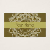 Classy Colorful Mandala India Style 4 Visitekaartje (Voorkant)