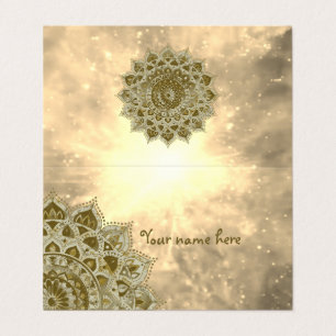 Classy Colorful Mandala India Style 4 Visitekaartjes