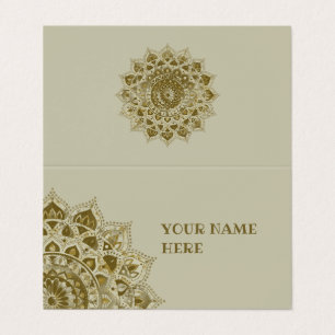 Classy Colorful Mandala India Style 4 Visitekaartjes