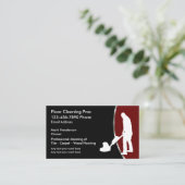 Classy Cool Floor Cleaning Service Visitekaartjes (Staand voorkant)