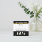 Classy Cool Landscaping Carte de visite Modèle (Debout devant)