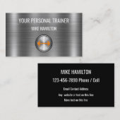 Classy Cool Personal Trainer Theme Visitekaartje (Voorkant / Achterkant)