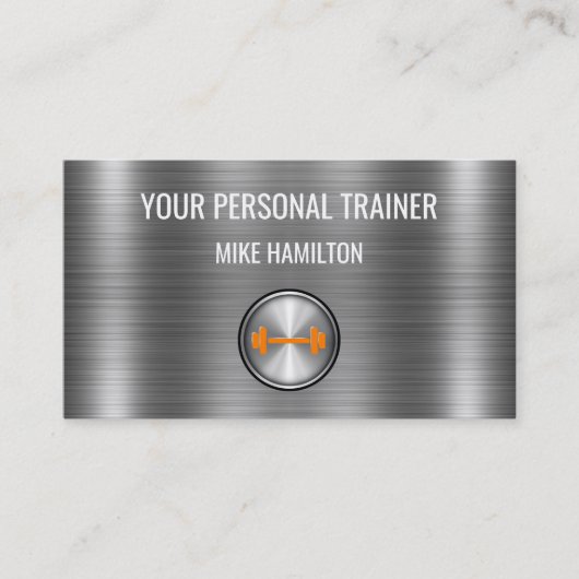 Classy Cool Personal Trainer Theme Visitekaartje (Voorkant)