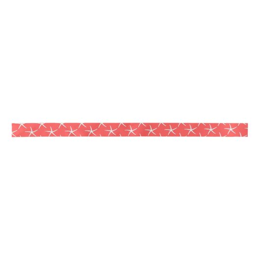 Classy Coral Red Starfish Lint (Voorkant)