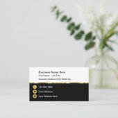 Classy Corporate Executive Editable Visitekaartjes (Staand voorkant)