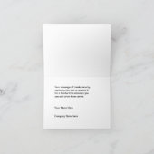 Classy Corporate Thank You Cartes Design (Intérieur)