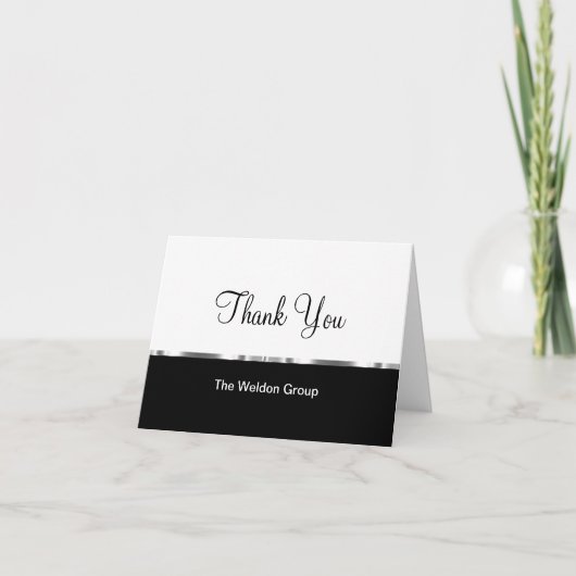 Classy Corporate Thank You Cartes Design (Devant)
