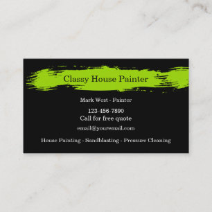 Classy Creative House Painter Visitekaartje