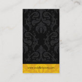 Classy Damask Designer Visitekaartje (Achterkant)