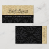 Classy Damask Designer Visitekaartje (Voorkant / Achterkant)