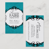 Classy Damask Interior Design Visitekaartjes (Voorkant / Achterkant)