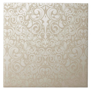 Classy, Damask Pattern Tile Tegeltje