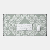 Classy Damask Regency geometrisch Bord salie Bureaumat (Keyboard & Muis)