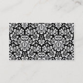 Classy Damask Visitekaartje (Achterkant)