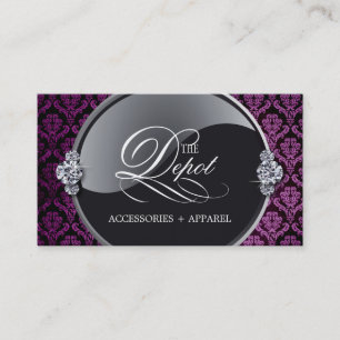 Classy Damask Visitekaartje