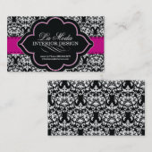 Classy Damask Visitekaartje (Voorkant / Achterkant)