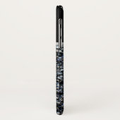 Classy Dames Faux Rhinestone Jewel Monogram Case-Mate iPhone Case (Achterkant/links)