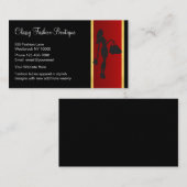 Classy Dames Mode Boutique Professional Visitekaartje (Voorkant / Achterkant)