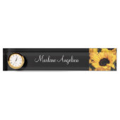 Classy Dames Monogram Executive Desk Name Borden Naambordje (Voorkant)